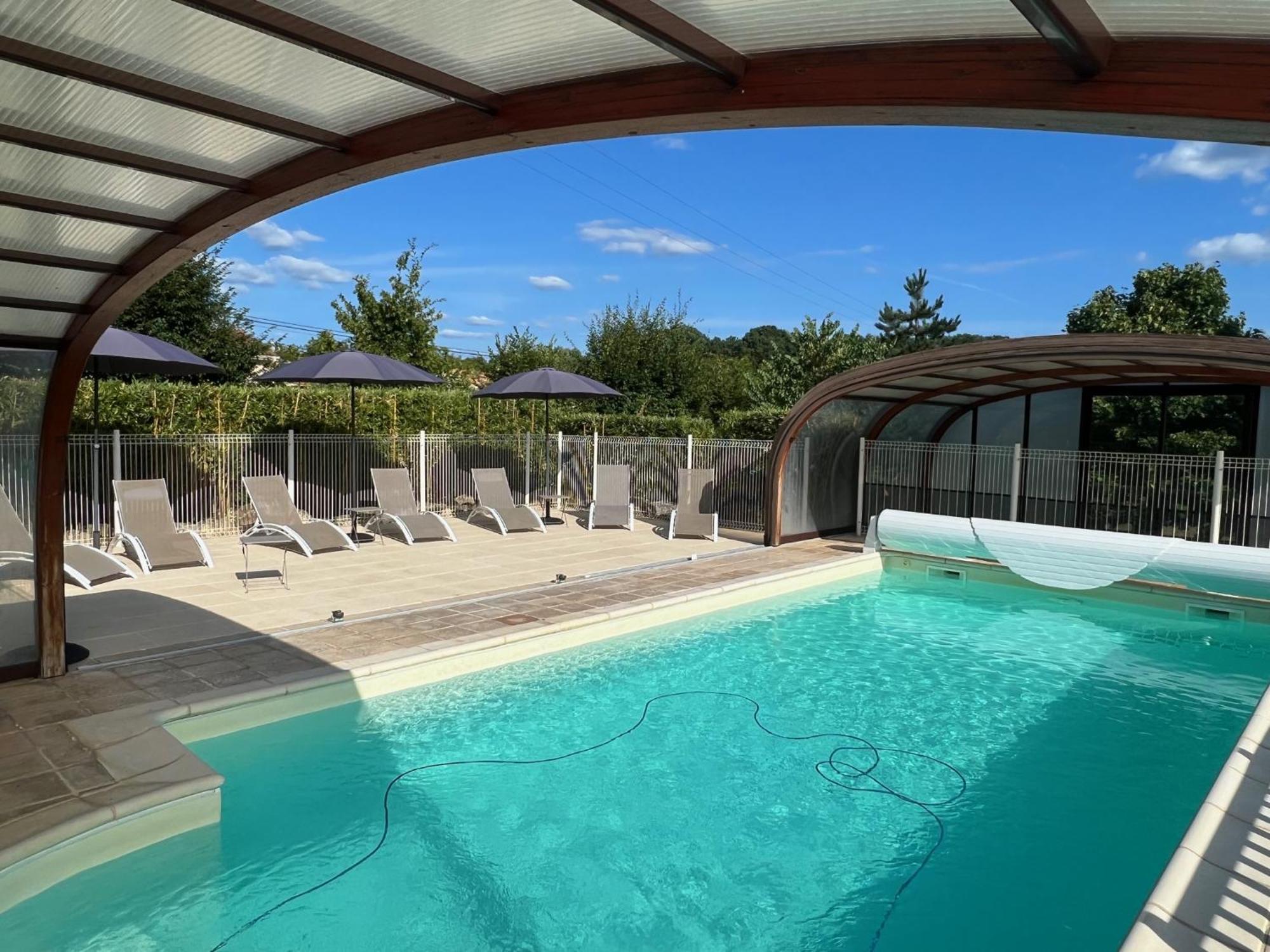 Maison Hyacinthe Of Tournesol Geniet In Luxe Castelnaud La Chapelle Exteriör bild